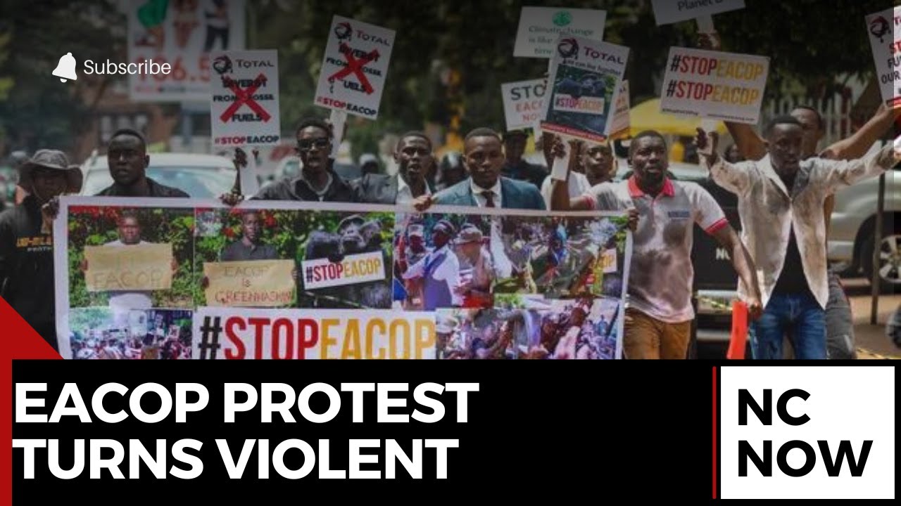 Ugandan Activist Beaten and Arrested During EACOP Protest
