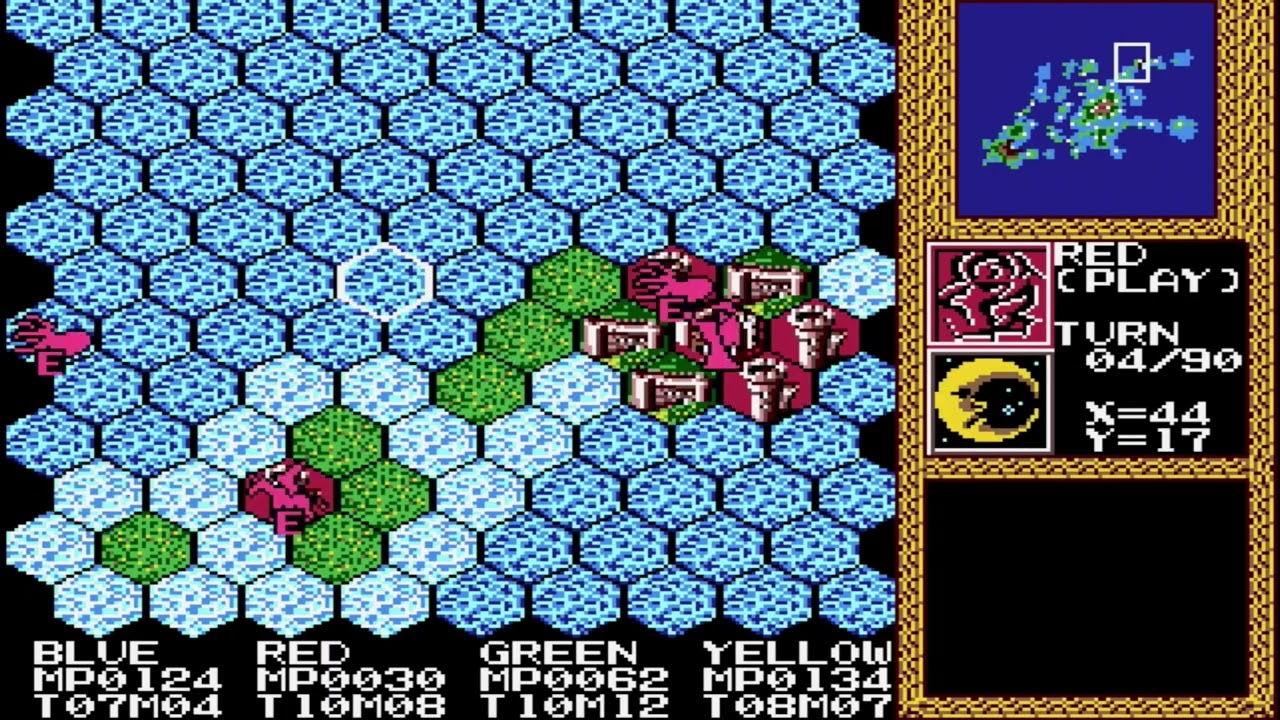 Master of Monsters  Map Island Wizard  60 MP Sega genesis