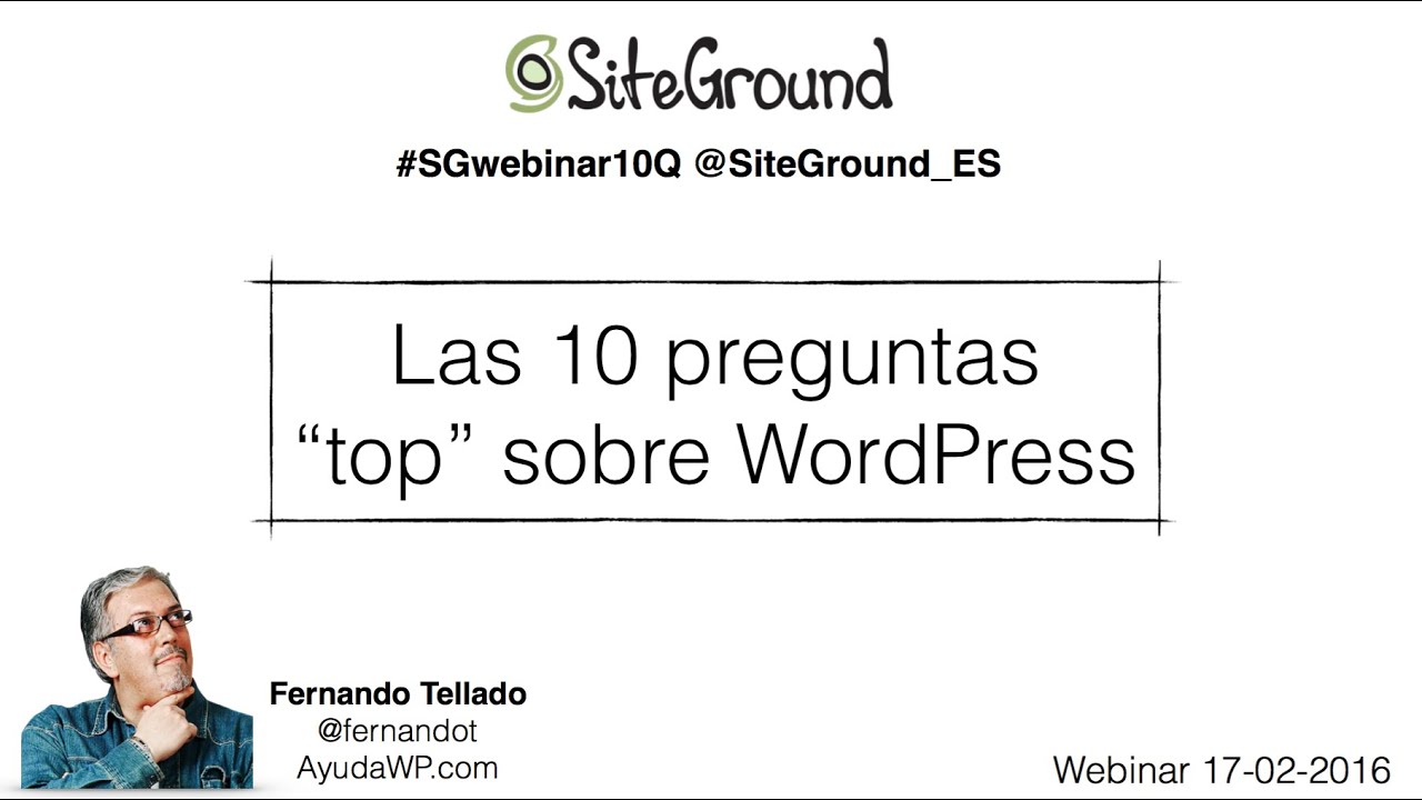 Webinar con Fernando Tellado: 