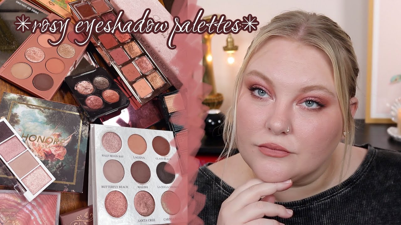 *romantic eyes* Rosy Toned Eyeshadow Palettes!
