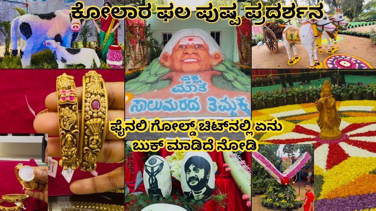ಫೈನಲಿ ಗೋಲ್ಡ್ ಚಿಟ್‌ನಲ್ಲಿ ಏನು ಬುಕ್ ಮಾಡಿದೆ ನೋಡಿ 😊 ಕೋಲಾರ ಫಲ ಪುಷ್ಪ ಪ್ರದರ್ಶನ 🌸 ಅಮ್ಮನ ಮನೆ ವ್ಲಾಗ್ 