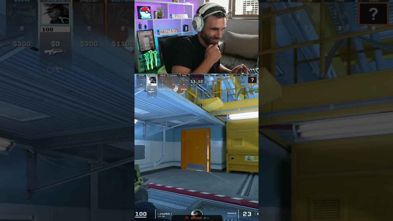 PAGO JAK GRAĆ JAK 3000 ELO FACEIT? #pago #cs2 #shorts