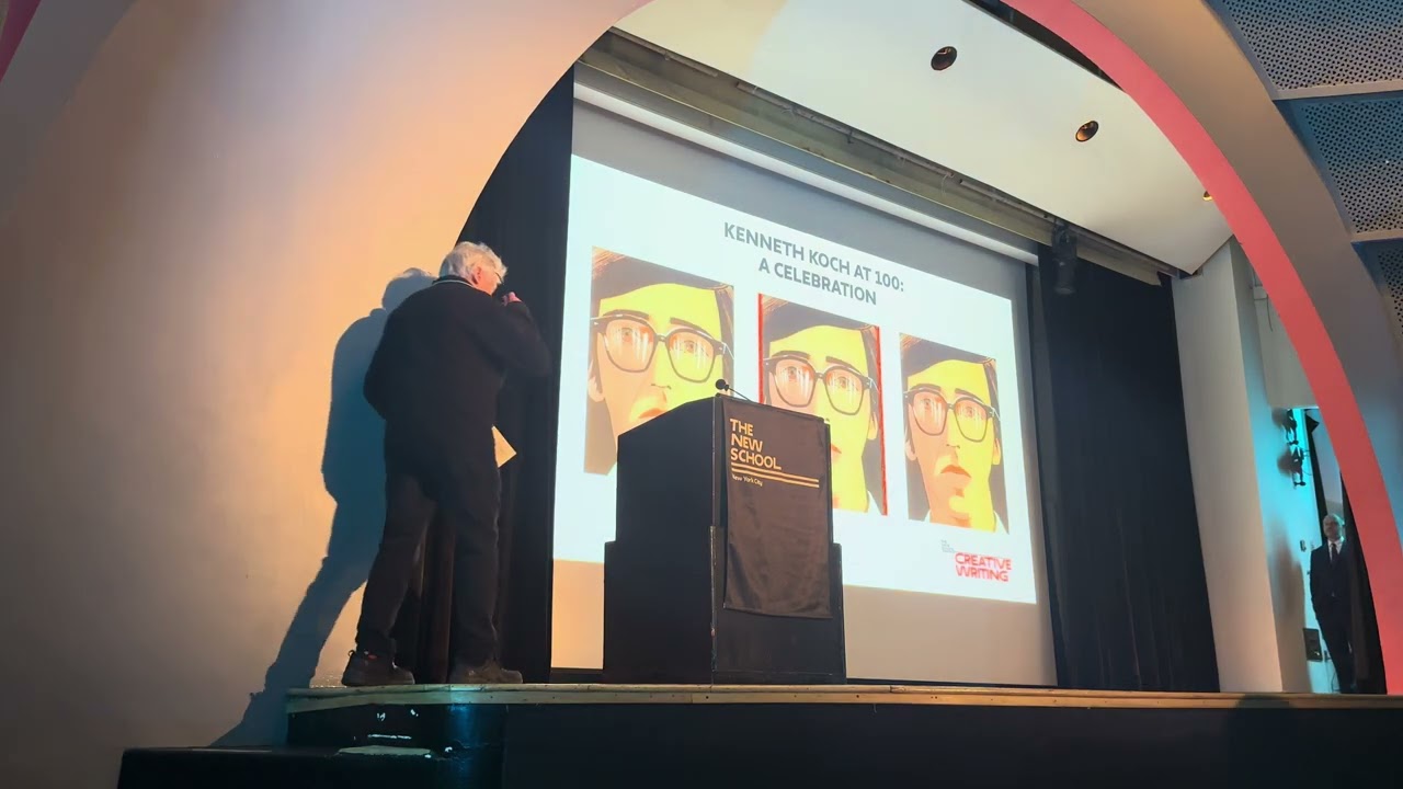 Kenneth Koch at 100: A Celebration at the New School,  March 17, 2025