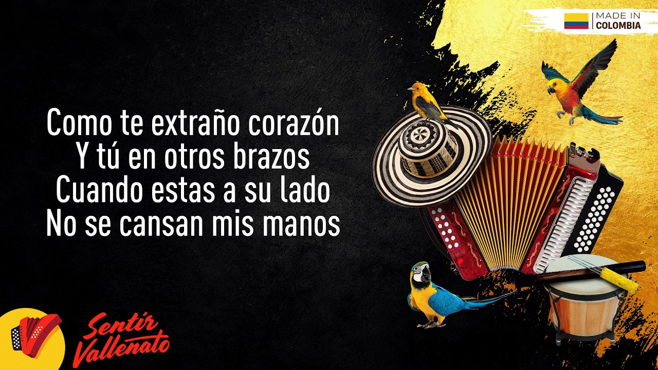 Te Extraño Tanto, Los Gigantes Del Vallenato, Video Letra - Sentir Vallenato