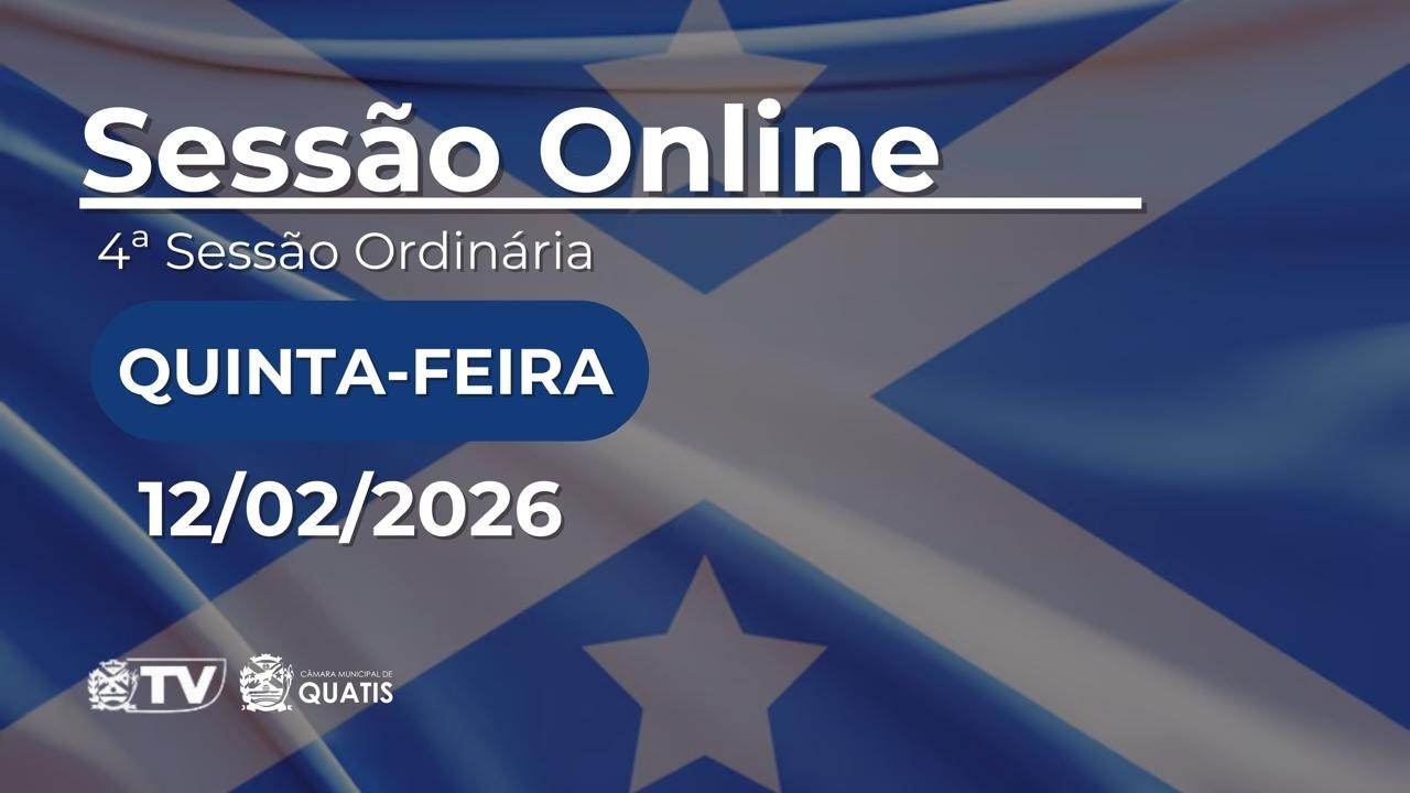 4ª Sessão Ordinária da 2ª Sessão Legislativa da 9ª Legislatura