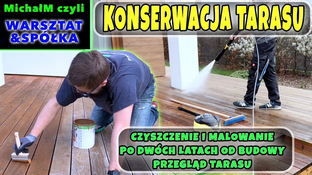 Renowacja tarasu dwa lata od budowy | Czyszczenie i Olejowanie