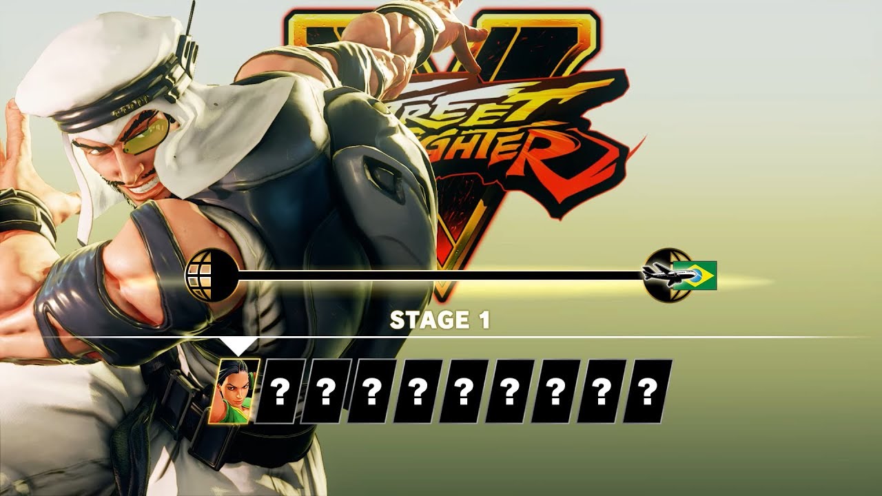 Street Fighter V Arcade Edition - Rashid Arcade Mode (Street Fighter 5 Path)