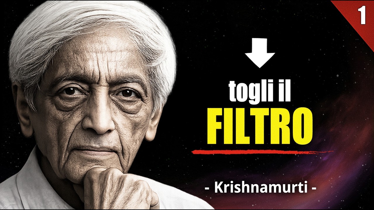 ⚡ Il GIUDIZIO ti rende CIECO | Krishnamurti