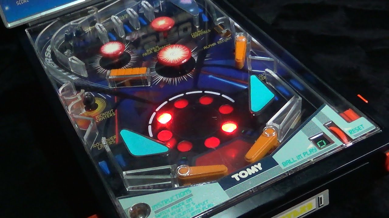 【電動トイ】トミー アストロシューター ピンボール ゲーム エレメカ 玩具 レトロ ８０年 懐かし 昔のおもちゃ tomy astro shooter pin ball game 1988 ブラゼ