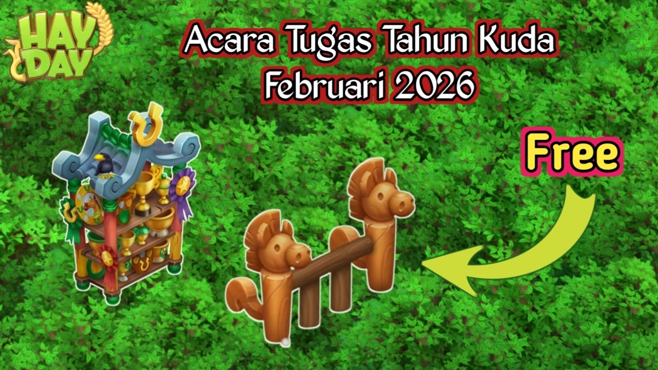 AMBIL Dekorasi Rak Trofi Februari 2026 | Hayday Gameplay