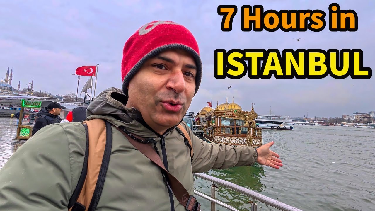 7 HOURS to see ISTANBUL (it was -6°C 🥶)