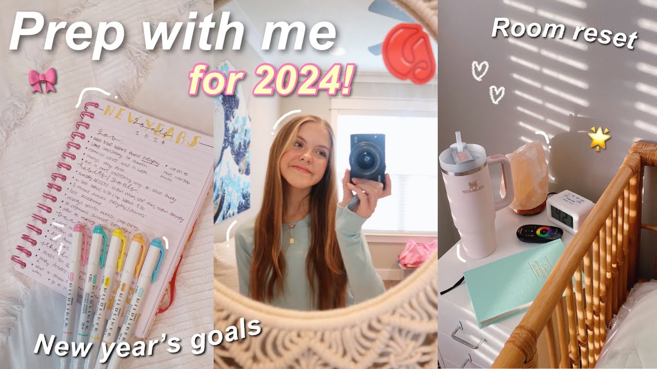 RESET + prep w/ me for 2024 *how to get your life together for the new year!* 💗🥂 // Mia Elizabeth