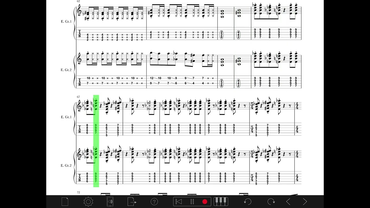 SNAIL RAMP「ALMIGHTY FIVE MONKEYS」 Guitar Score