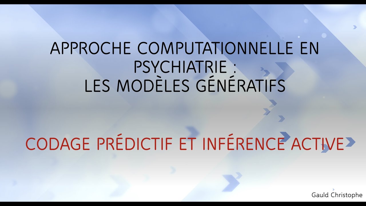 Mod&egrave;les computationnels : le codage pr&eacute;dictif et l'inf&eacute;rence active