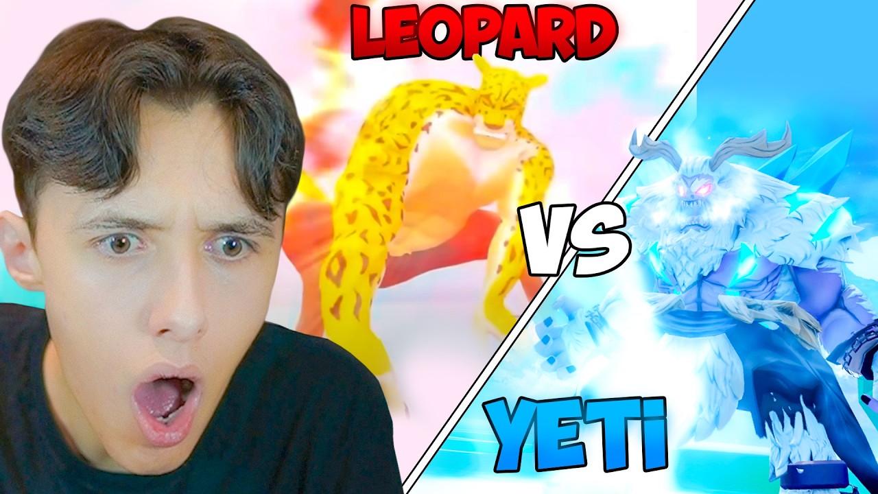 YETI vs LEOPARD, Qui Dominera Blox Fruits ?!
