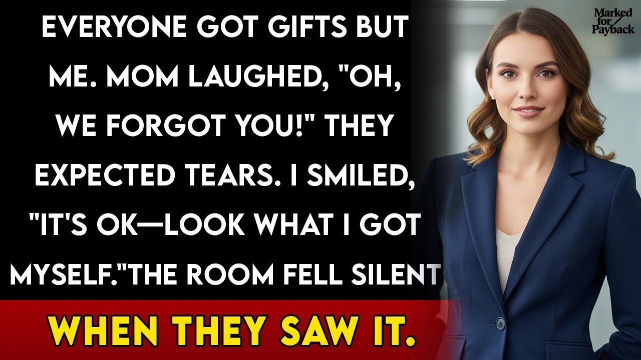 At Christmas Dinner, My Family Gifted Everyone Except Me — Then I Revealed My Empire
