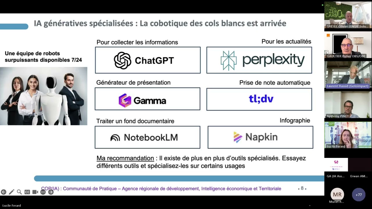 IA GENERATIVE｜Webinaire SBA