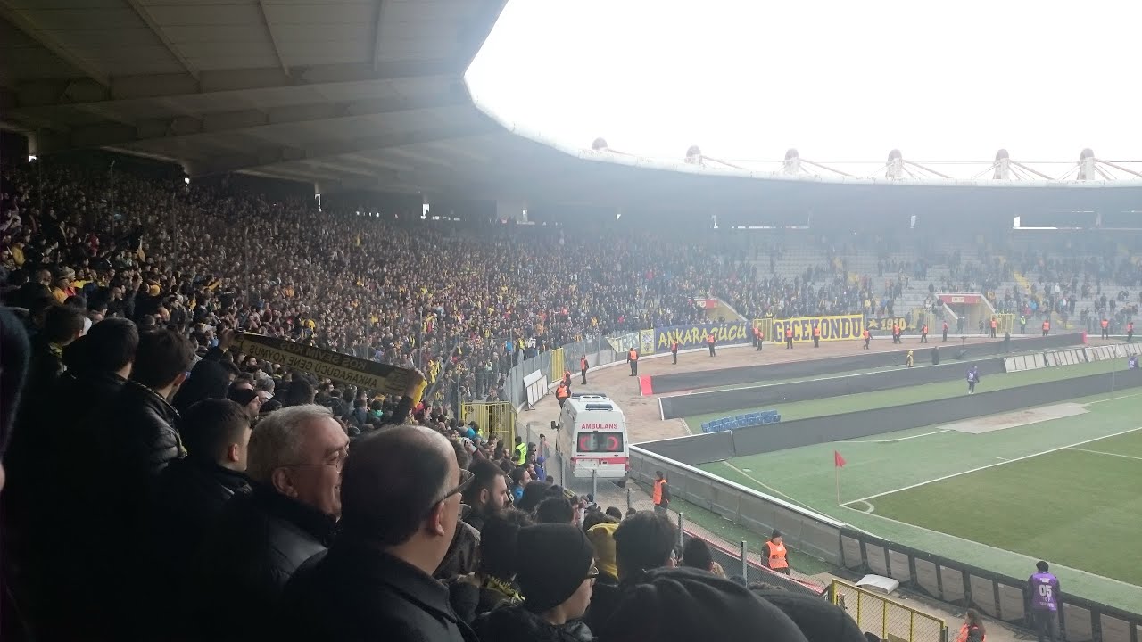 Ankaragücü - İnegölspor Maç Sonu Galibiyet Kutlaması 05.02.2017