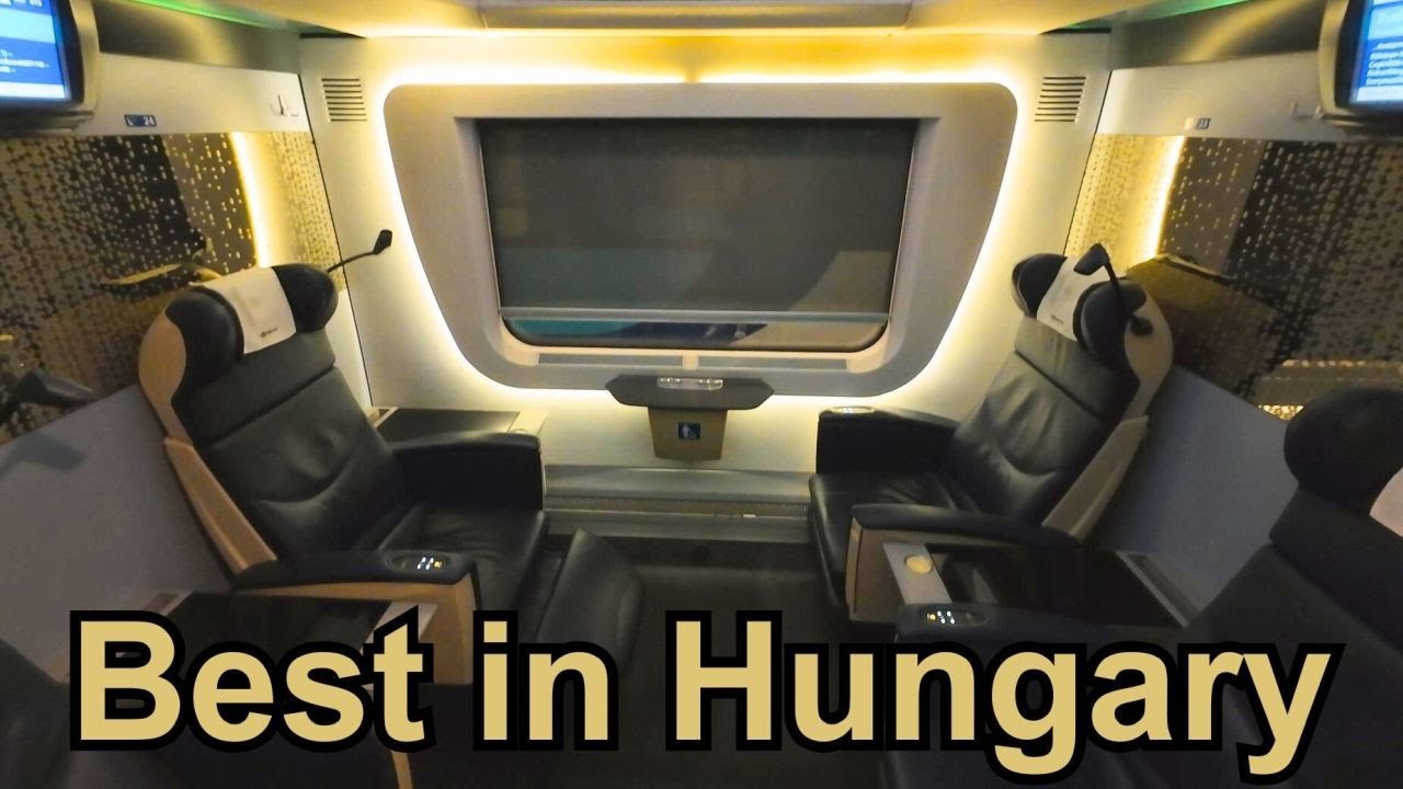Onboard the IC+ InterCity Carriage in a First Class from Budapest to Szeged by Train MAV IC Napfény
