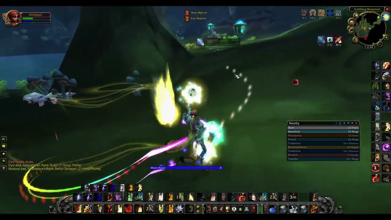 Loosy: Defender of the Aliiance: WoW TBC Classic Retribution Paladin World PvP Big Crits!