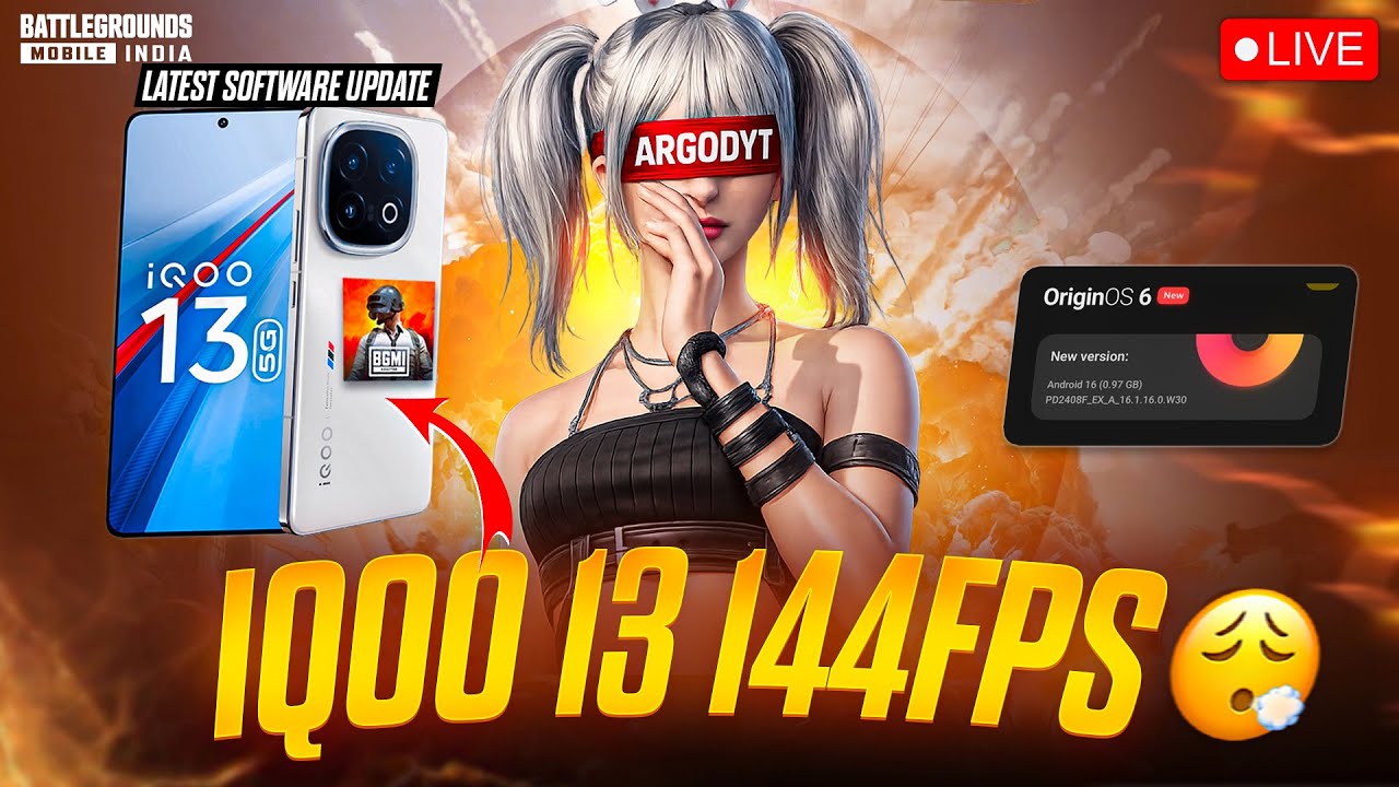 iQOO 13 BGMI CONQUER PUSH 🔥 | PERFORMANCE TEST WITH LATEST SOFTWARE UPDATE 🚀