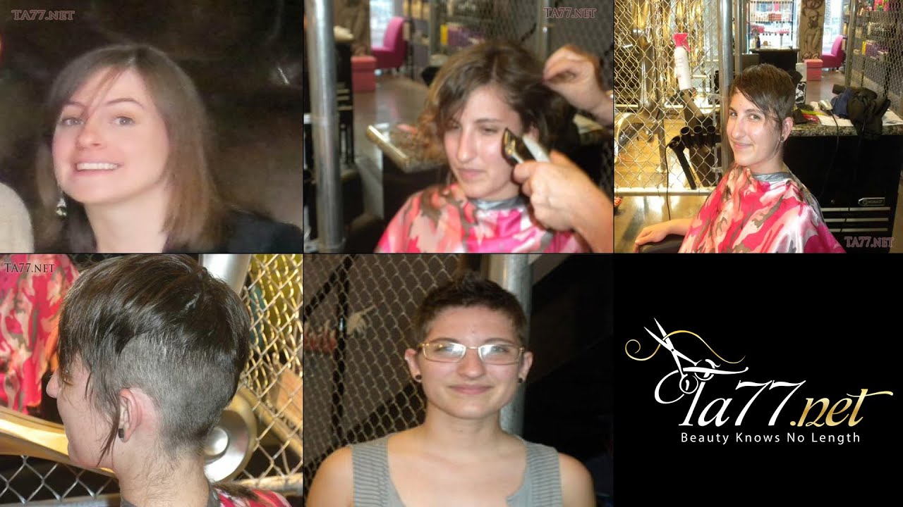 April - Pt 1 Cute Asymmetrical Pixie Cut (Free Video)
