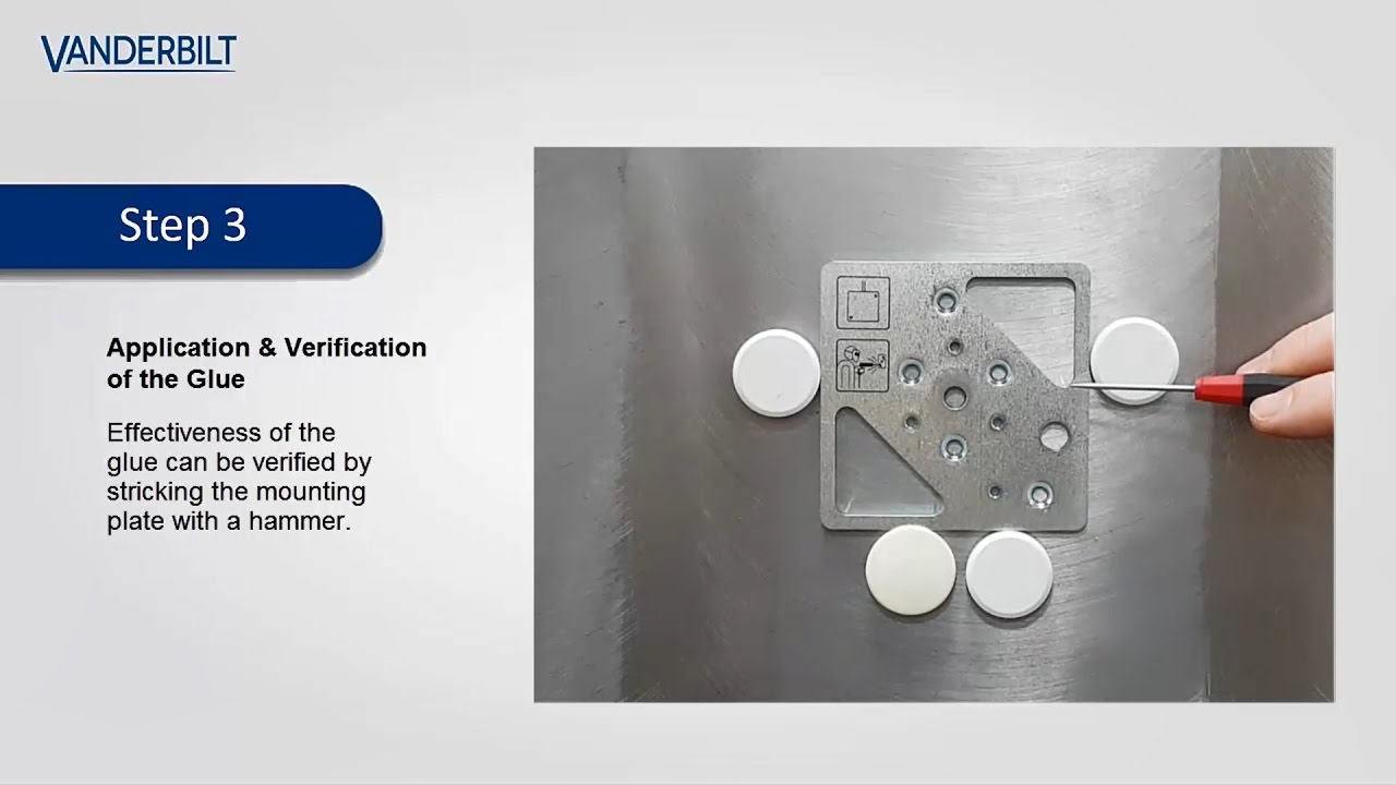 Seismic - How to glue the GMXP0 mounting plate