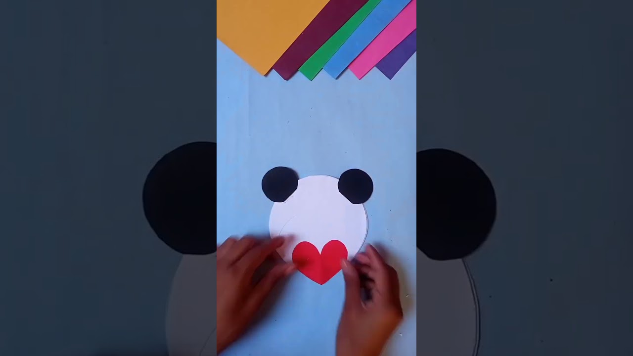 panda card ideas 🥰#youtubeshorts