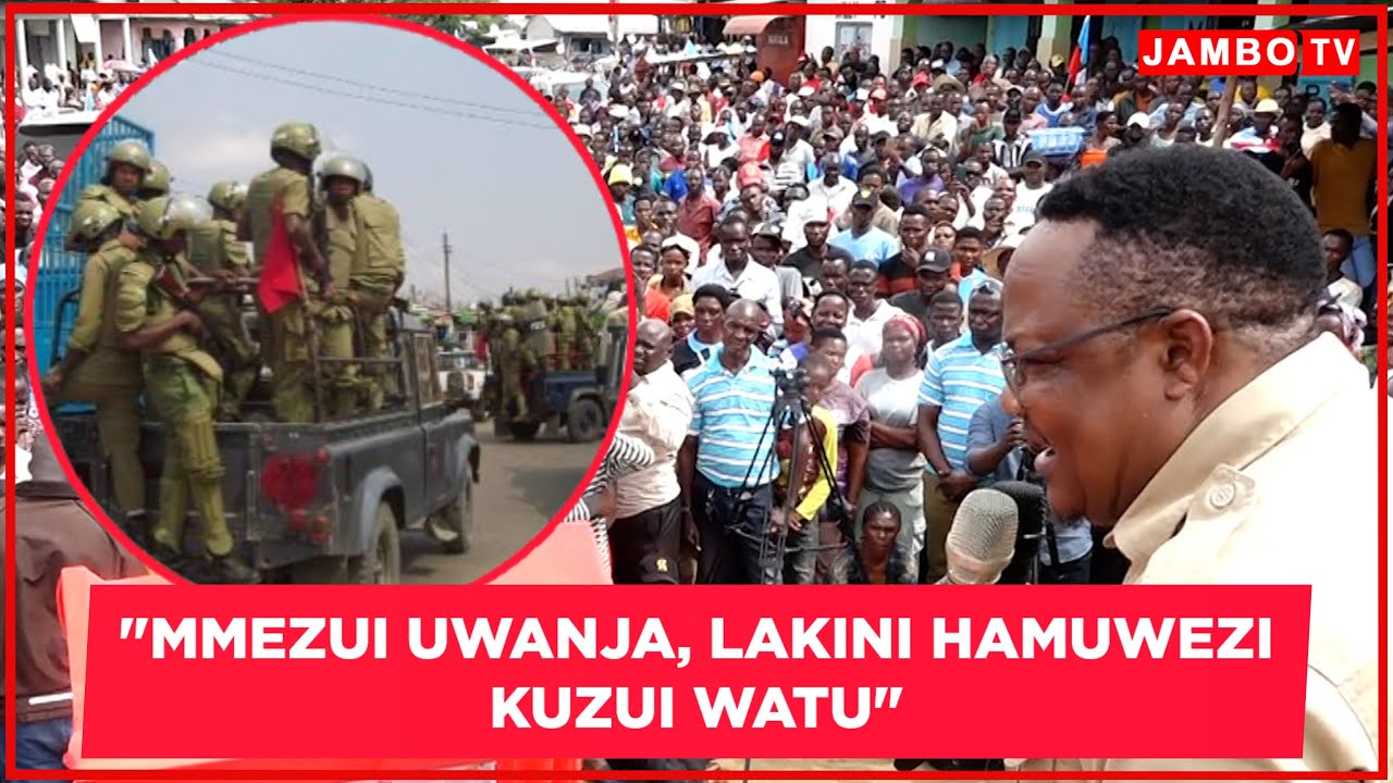 LIISSU AKUTANA NA KIZUIZI CHA POLISI NYAMONGO, ANYIMWA UWANJA WA MKUTANO