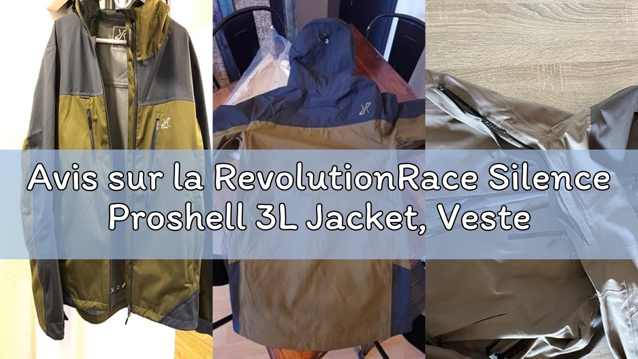 Avis sur la RevolutionRace Silence Proshell 3L Jacket, Veste pour homme, veste ventilée et imperméab