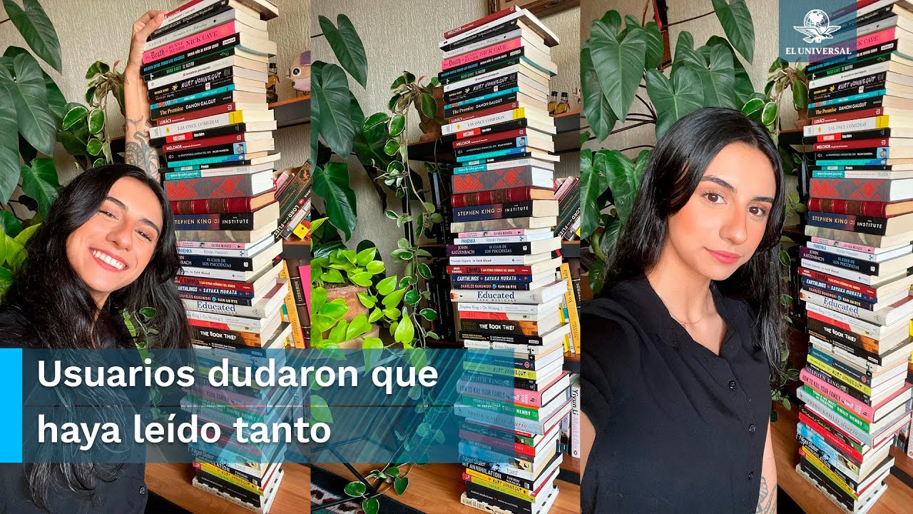 La Mars Aguirre presume los 58 libros que leyó durante 2022 y la tunden en redes