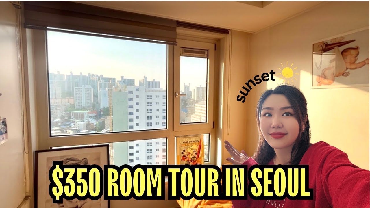 $350 Room Tour in Seoul | Сөүл Дэхь OFFICETEL TOUR