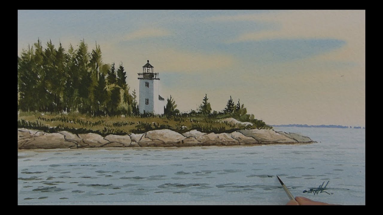 Watercolor Workshop Eps 15 The Little Lighthouse