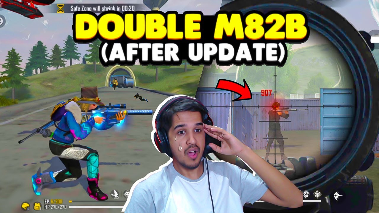 Double M82B Challenge !! AnupBhai&rsquo;s Op Reaction !! Garena Free Fire !! Desi Gamers
