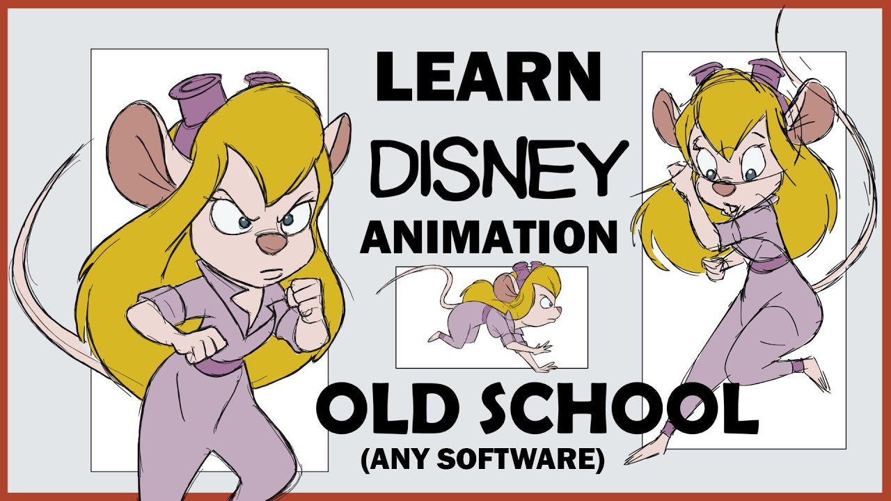 How to Animate old school Disney 2D Animation (Any Software)