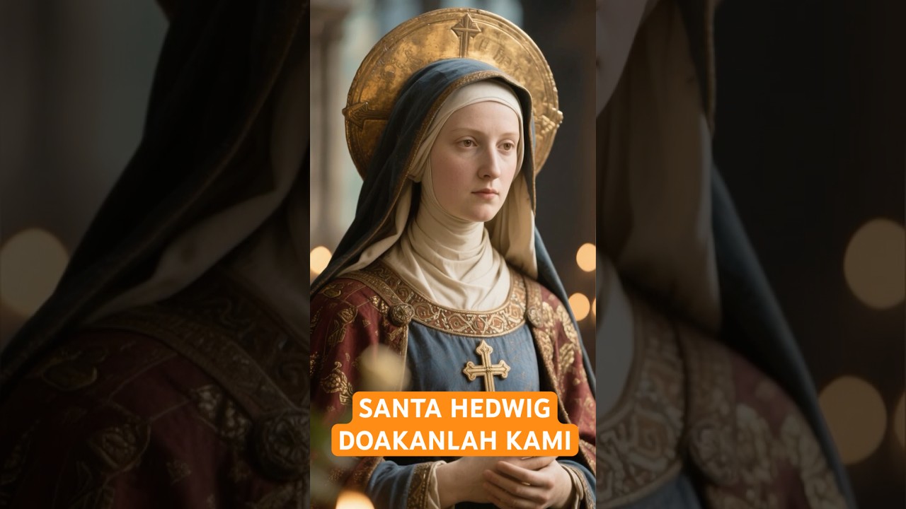 Santa Hedwig: Putri yang Rela Tinggalkan Kemewahan Demi Melayani Sesama ✨🙏 #Shorts #shortvideo