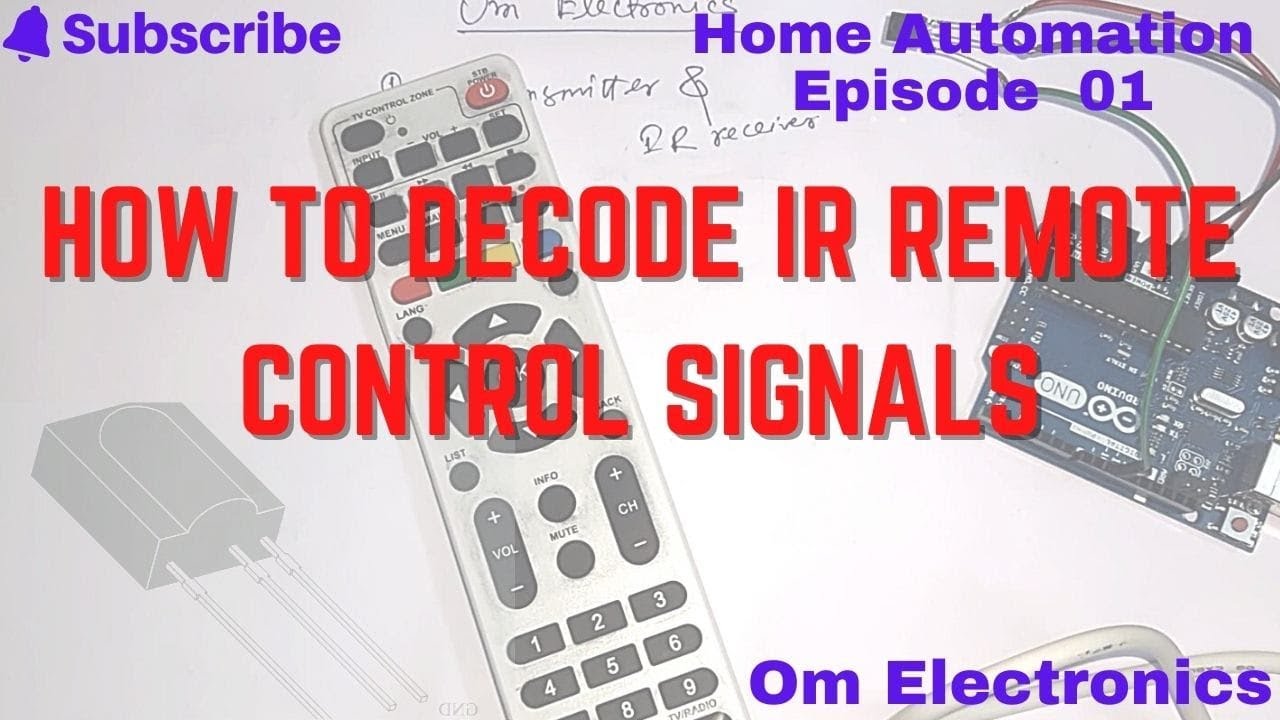 How to decode IR remote control Signals | ir remote decoder using arduino