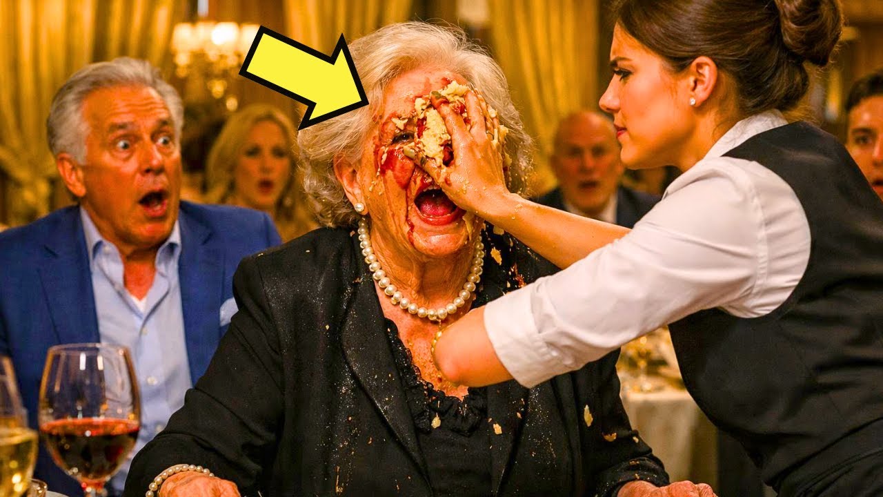 TODOS LE TEMÍAN A LA MAMÁ DEL MILLONARIO… PERO LO QUE HACE LA MESERA LA DEJA SIN PALABRAS