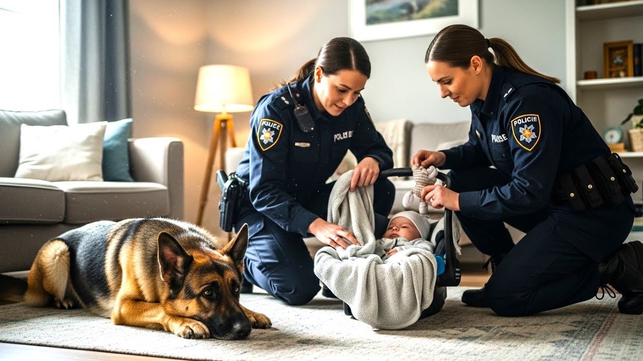 Dog Drenched in Blood Carries Baby to Police Station—Officers Shocked by What They Discover