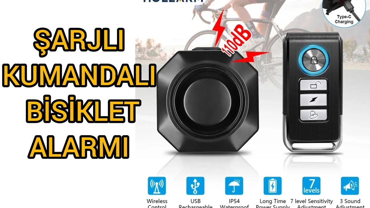Şarjlı Kumandalı Motosiklet Bisiklet Alarmı İnceleme