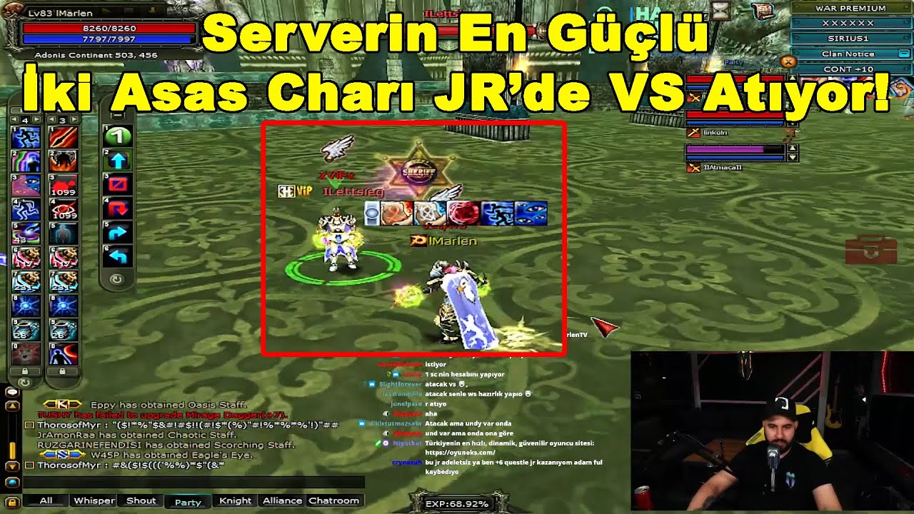 MARLEN - Serverin En Sağlam İki Asası JR'de Denk Gelip VS Atıyor! | Knight Online
