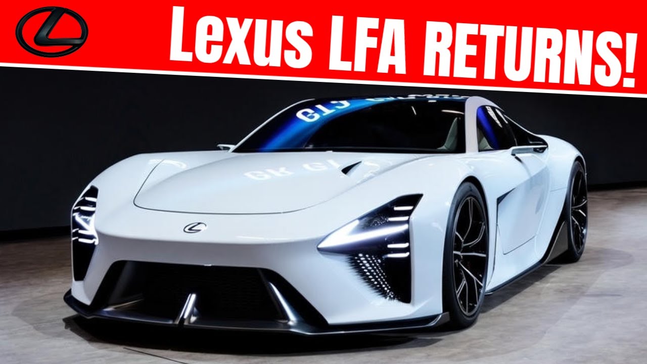 Lexus LFA возвращается в виде электрического монстра.