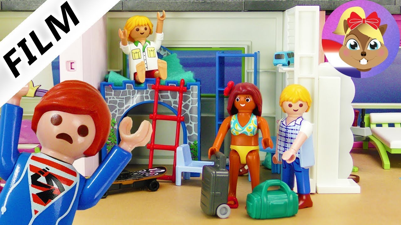 Playmobil Film Nederlands - Familie Vogels nieuwe BEWONERS| Vakantie in de luxe villa!? Julian WOEST