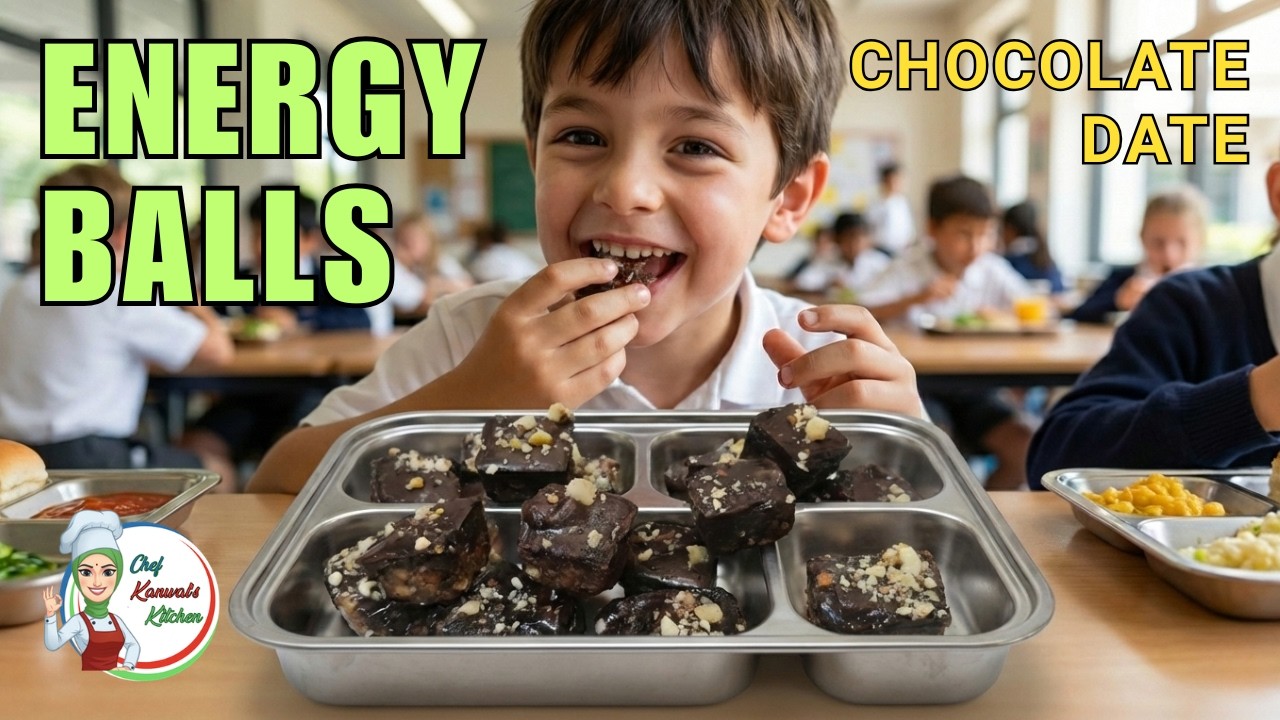 Easy No-Bake Chocolate Date Bites Recipe (Energy Balls) - Healthy Snack Idea