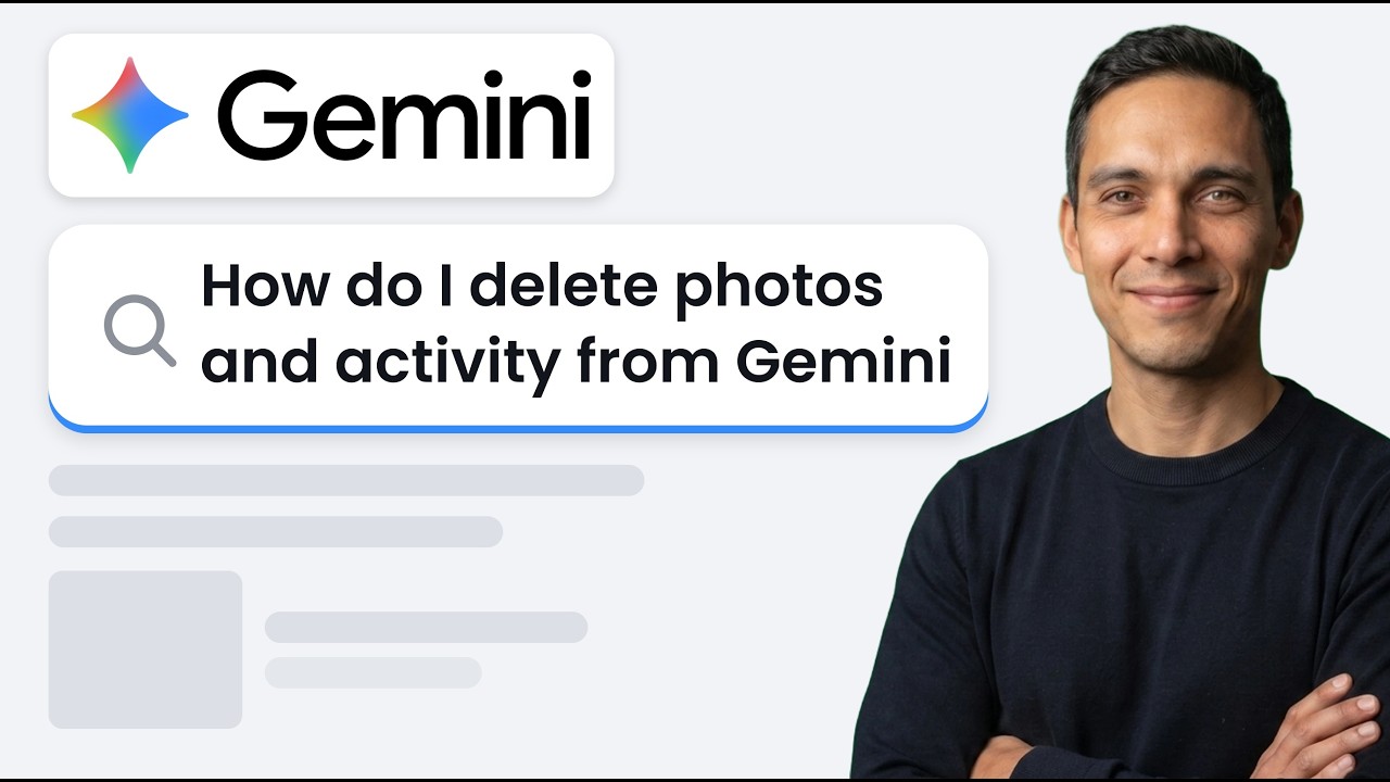 How to Delete Photos and Activity from Google Gemini (Step-by-Step)