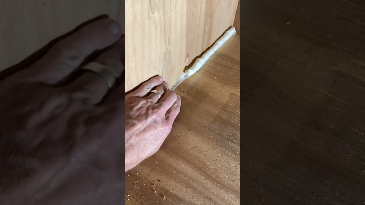 Use spray foam like caulk for cracks
