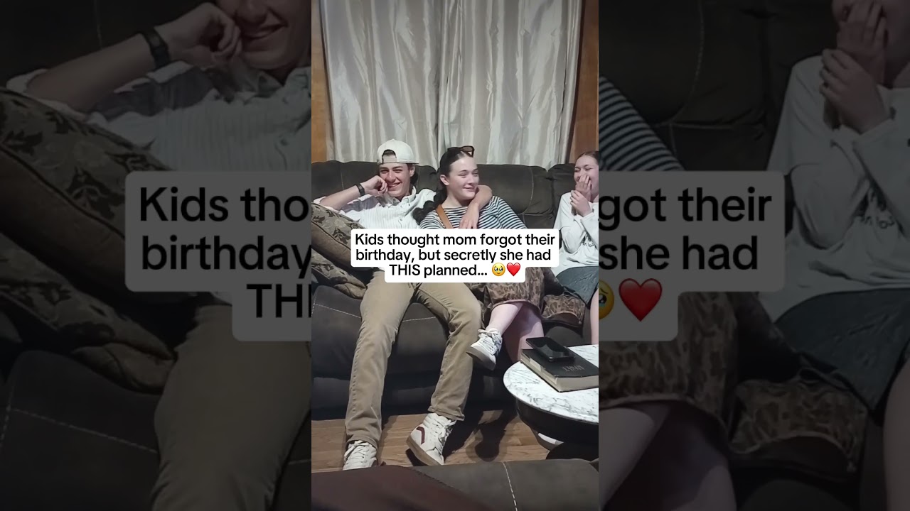Kids thought mom FORGOT their birthday... but SHE DID THIS!