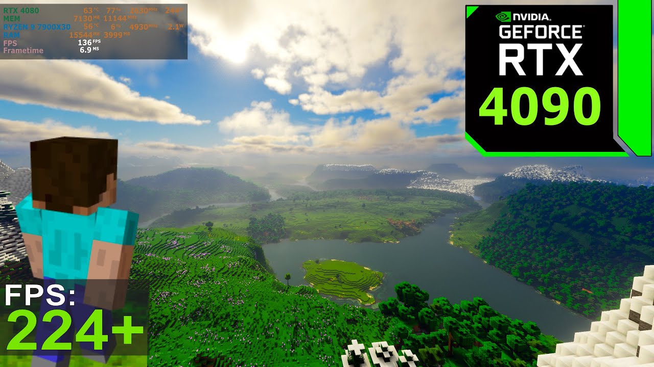 Minecraft - Distant Horizons 2.0 & Bliss Shaders : RTX 4090 24GB
