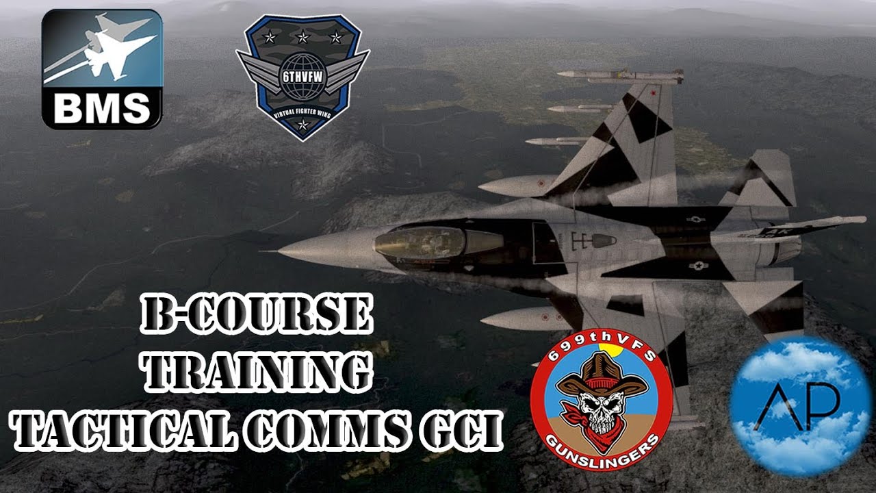Falcon BMS 4.36 - F-16C #BCourse TACCOMS 1 - Tactical Comms GCI