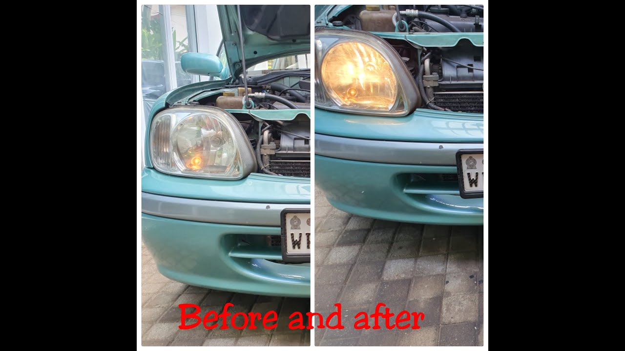 How to replace the front driver side  headlight bulb in Nissan Micra/March  k11.